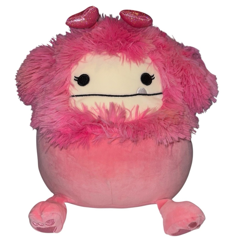 Squishmallow 11" Caparinne The Pink Bigfoot Valentine's Day 2023 KellyToy